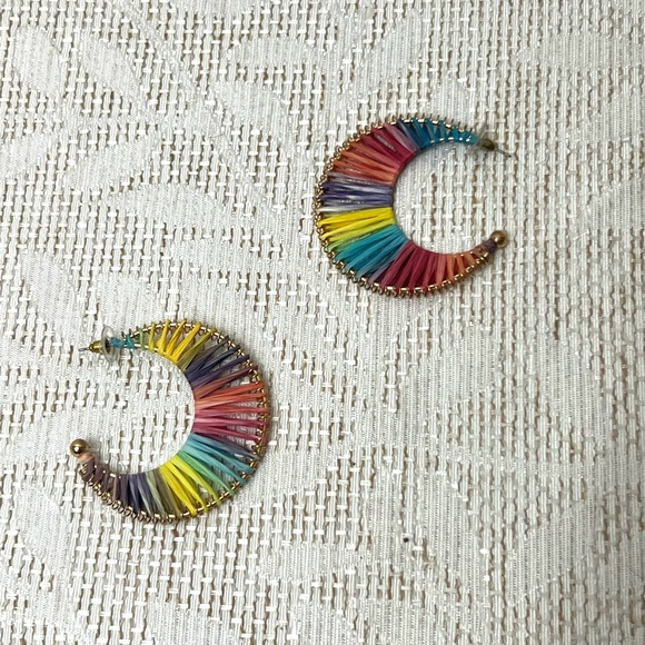Plunder Rainbow Colored Earrings - Picture 2 of 3